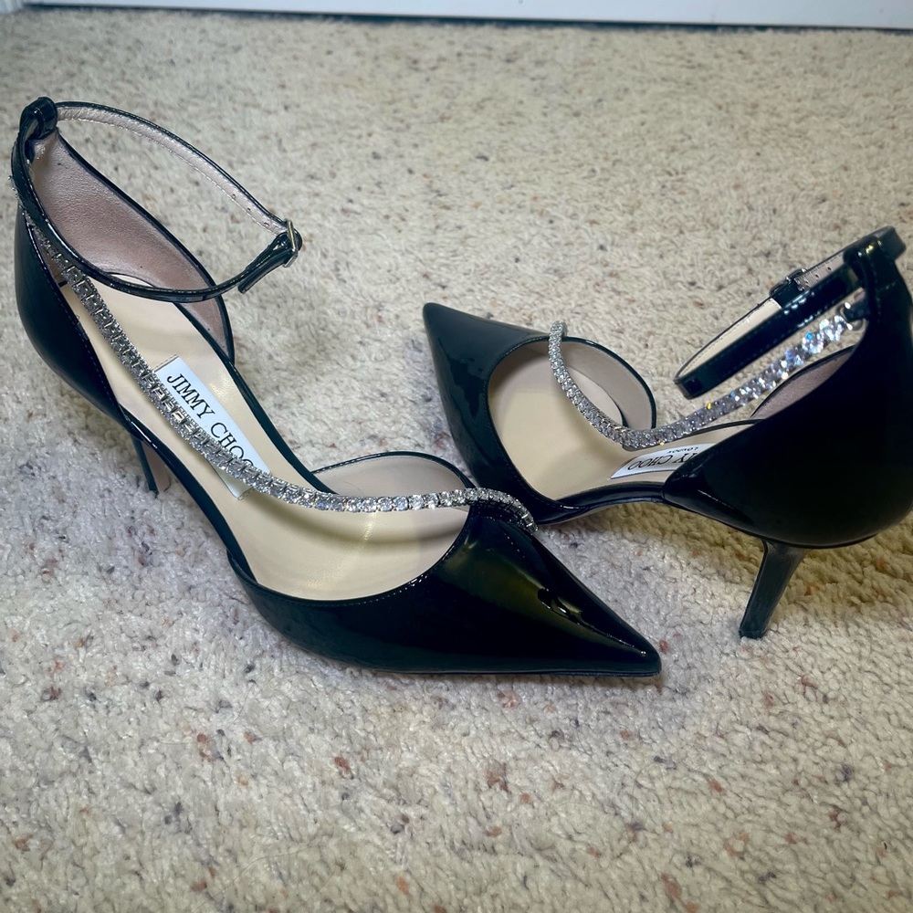 Jimmy Choo Black EU 38.5 Brand New With Box